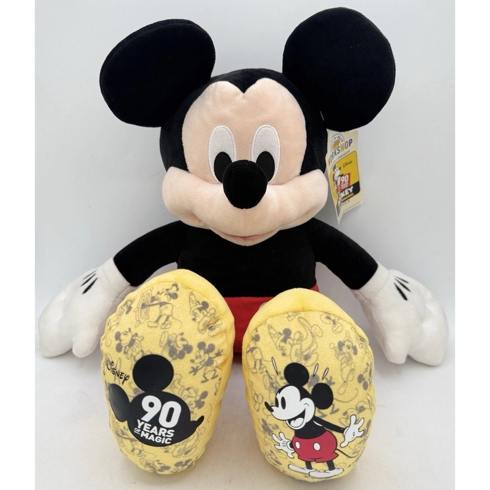 Build A Bear Workshop BAB Mickey Mouse Disney 90th Anniversary Stuffed Plush NWT